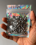 11. New metallic cab beads  - 25 grams