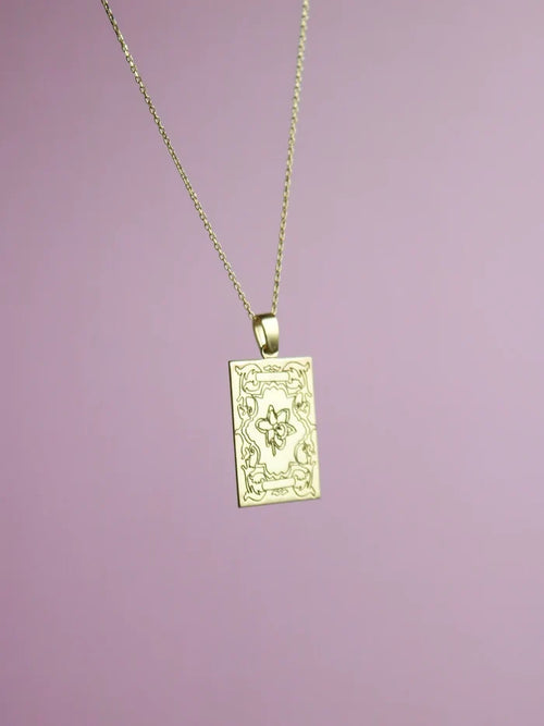 12 Princesses Birth Flower Book Cover Necklaces, 925 Sterling Silver