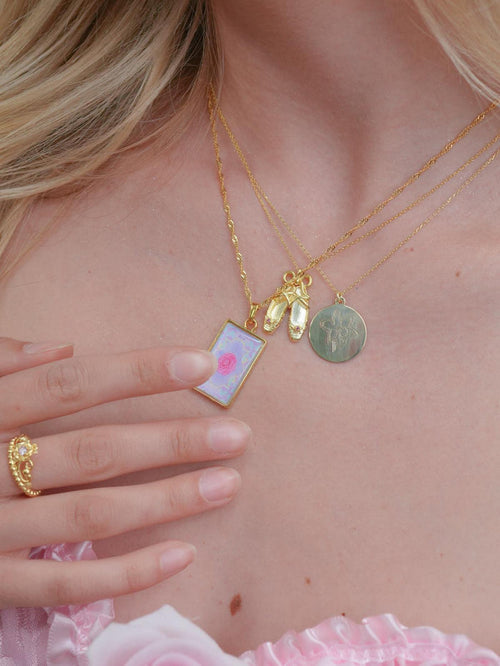 12 Princesses Original Book Cover Necklace