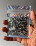 3. New metallic cab beads  - 25 grams