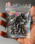 8. New metallic cab beads  - 25 grams