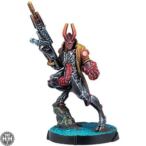 Agent Dukash (Multi Rifle) Combined Army Corvus Belli