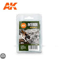 Ak-091 Interior Weathering Set AK Paint Sets AK Interactive