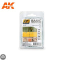 Ak-688 Basic Weathering Set AK Paint Sets AK Interactive