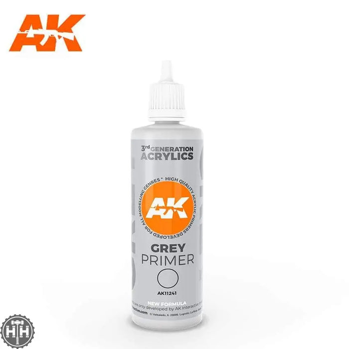 AK11241 Grey Primer 100 ml 3rd Generation Primer AK Interactive