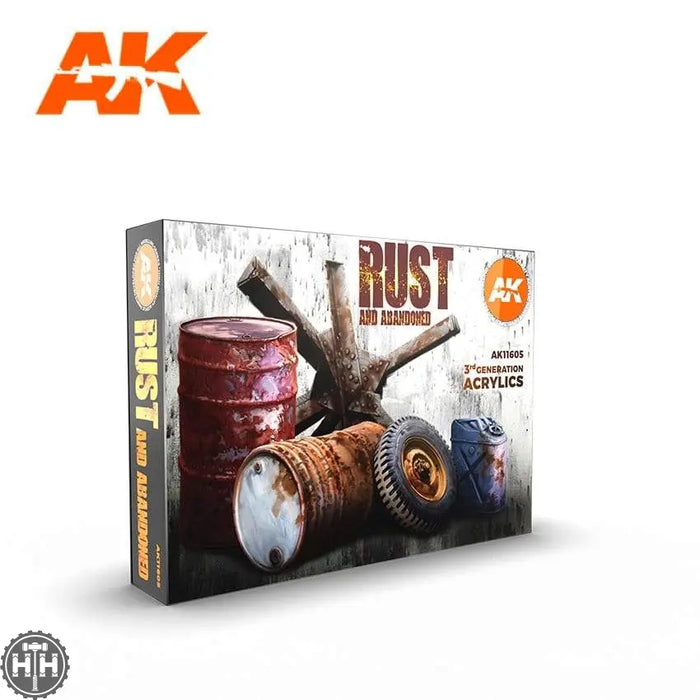 AK11605 RUST SET Acrylics 3rd Generation Sets AK Interactive