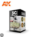 AK11686 WWI GERMAN TANK COLORS Acrylics 3rd Generation Sets AK Interactive
