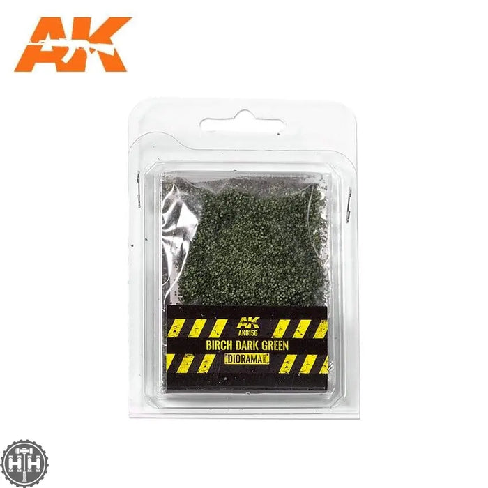 Ak8156 Birch Dark Green Leaves - 28 Mm. 1/72 (Bag 7 Gr.) Leaves AK Interactive