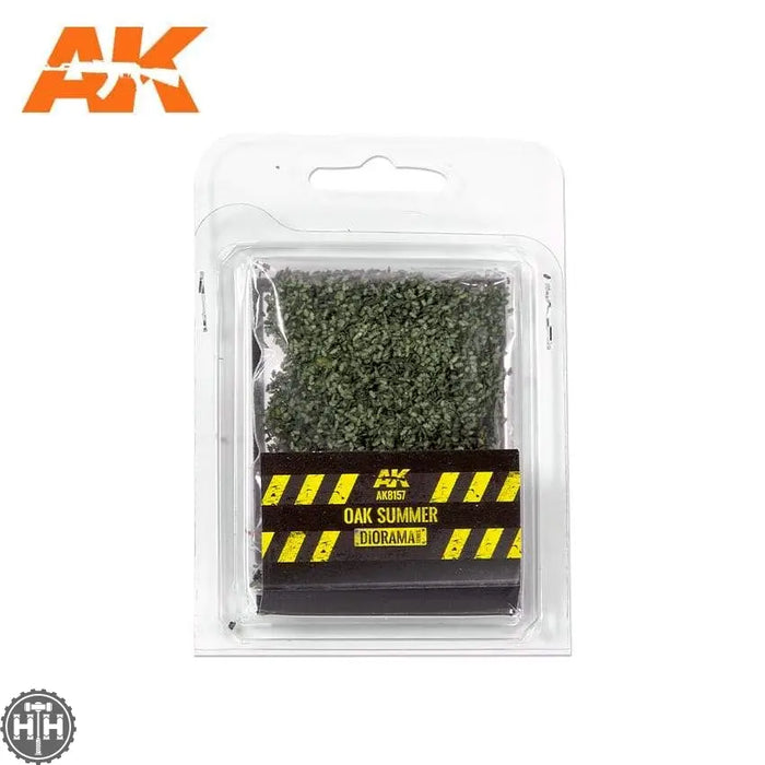 Ak8157 Oak Summer Leaves - 28 Mm. 1/72 (Bag 7 Gr.) Leaves AK Interactive
