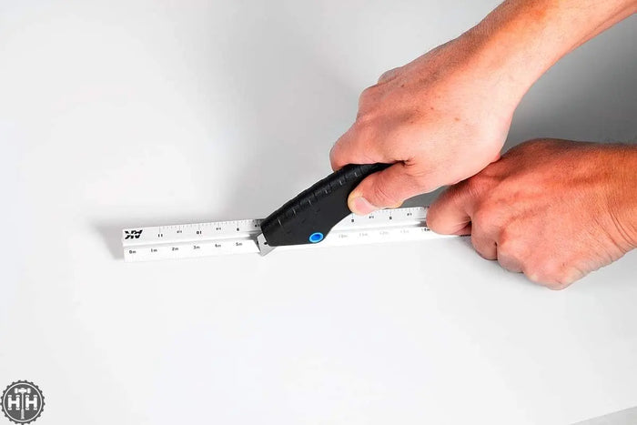 AK9049 METALLIC MULTI SCALE TRIANGULAR RULER Generic AK Interactive
