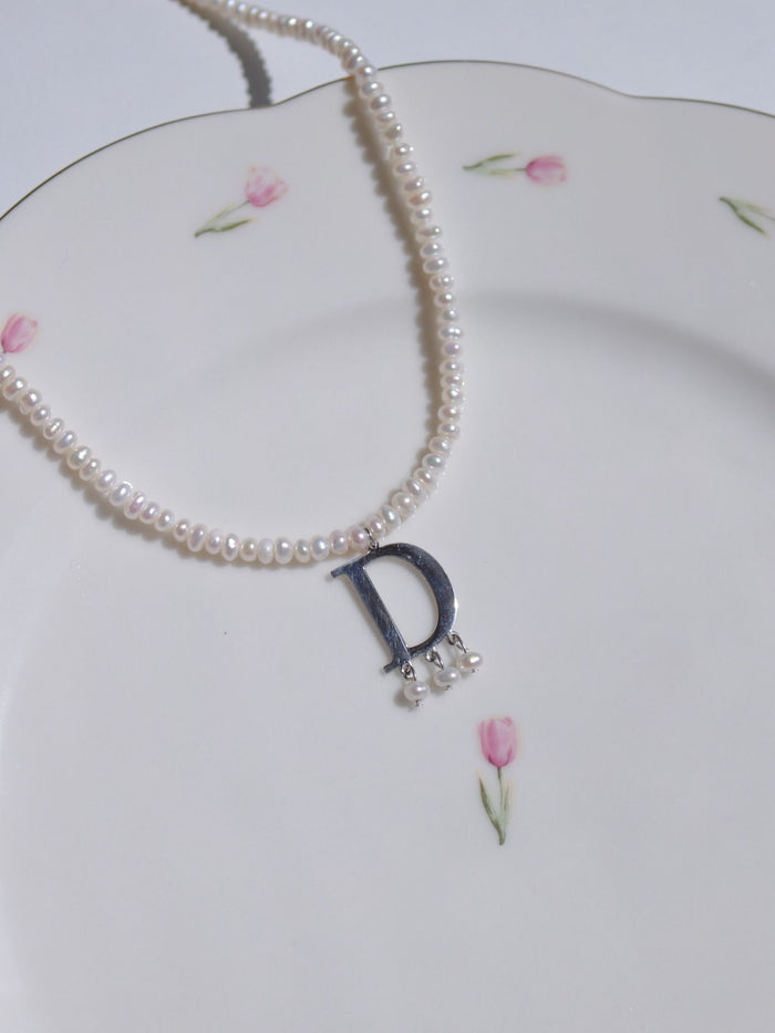Anne Boleyn Necklace 925 Silver Any Letter You Want