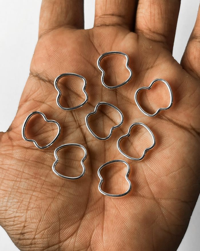 Apple charm l 10 pcs