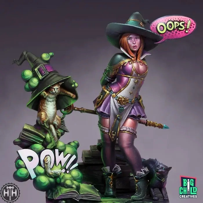 Big Child Creatives - Kat, Witch’s Apprentice 75mm Songs of War BIG CHILD CREATIVES