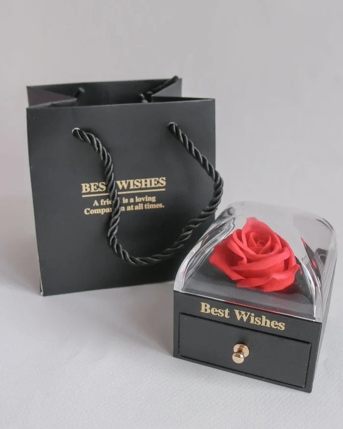 Black and Red Set Jewelry Box (Only Box)
