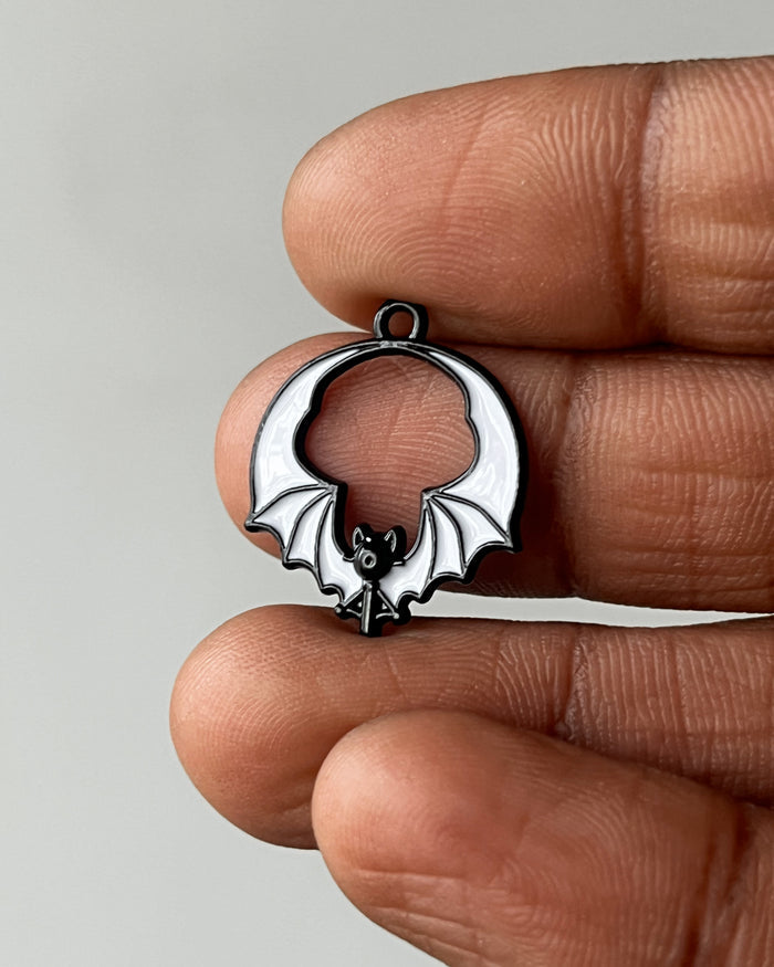 Black Bat wing charm