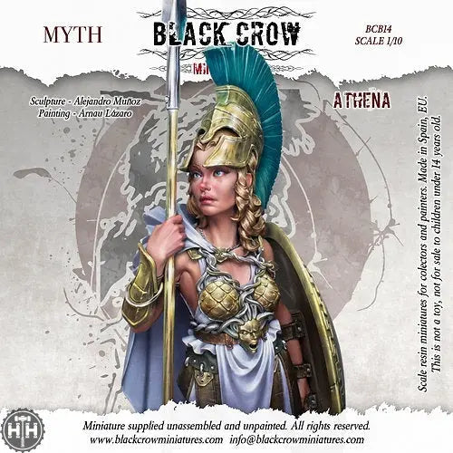 Black Crow Miniatures - Athena Bust Black Crow Miniatures