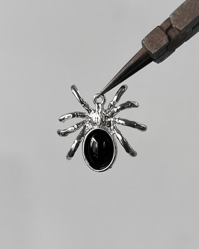 Black Spider  pendant
