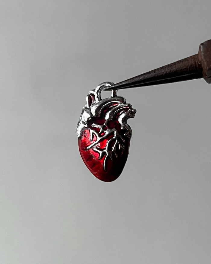 Bloody Heart Organ charm