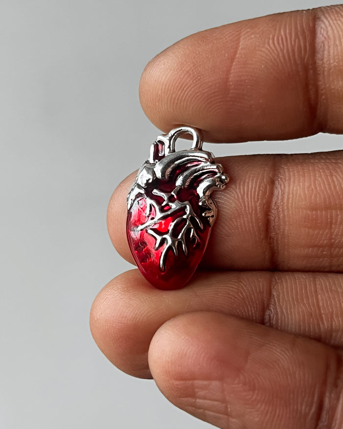 Bloody Heart Organ charm