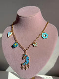 Blue Moon Charm Necklace