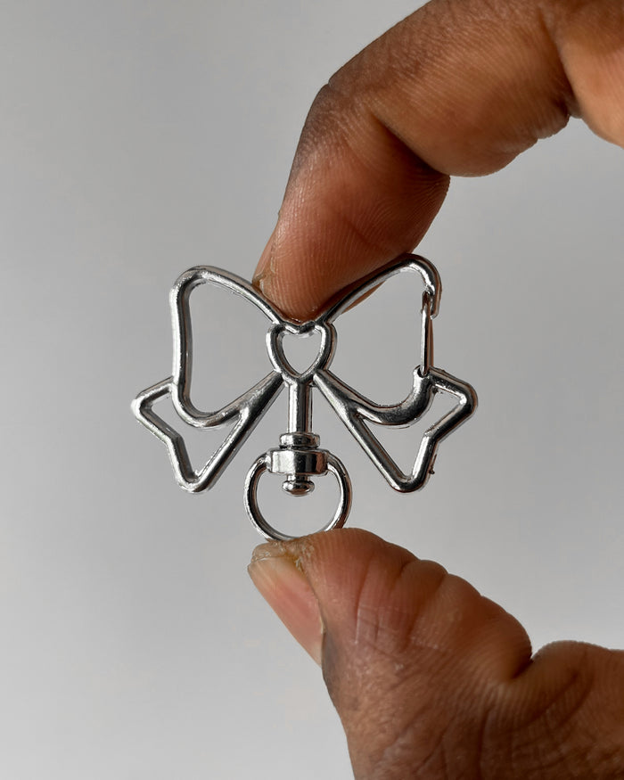 Bow  keychain hook