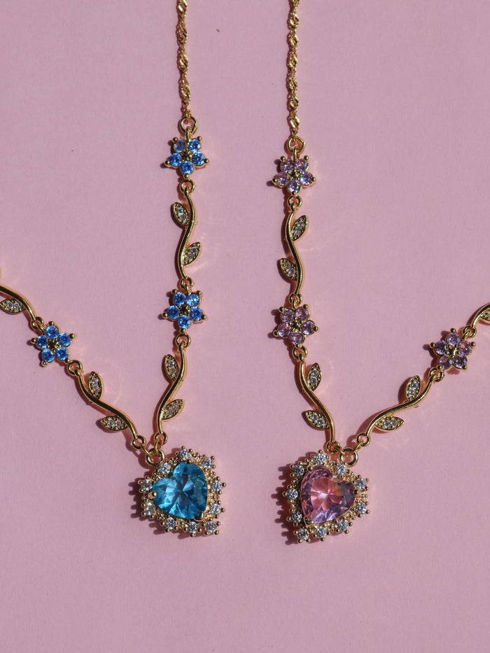 Bridgerton Heart Garden Necklace