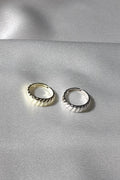 Burgundy 925 Silver Ring