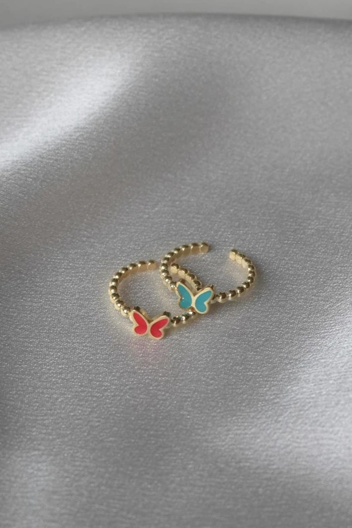 Butterfly Ring 925 Silver