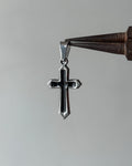 Chintu cross silver charm