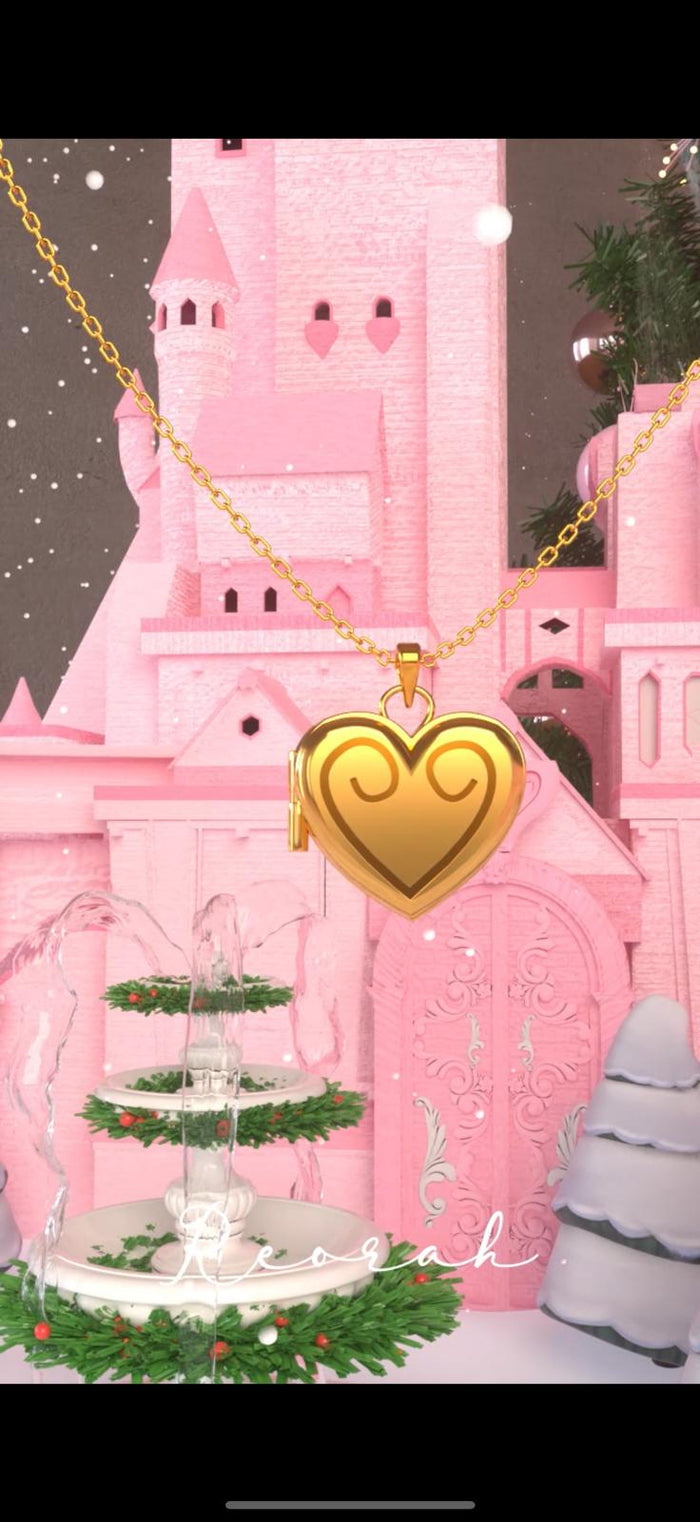 Clara Heart Chain 925 Silver Necklace