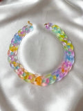 Clear Acrylic Necklace Large