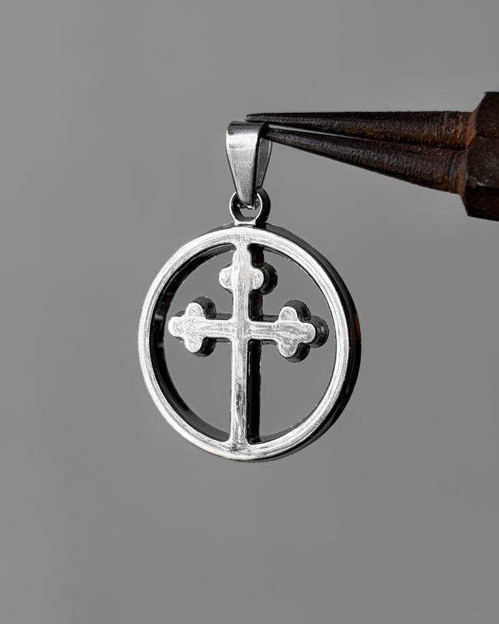 Cross charm - 1 pc