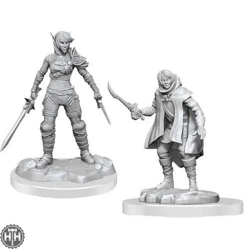 D&D Elf Rogue & Half-Elf Rogue Protege D&D RPG Miniatures WizKids