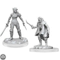 D&D Elf Rogue & Half-Elf Rogue Protege D&D RPG Miniatures WizKids