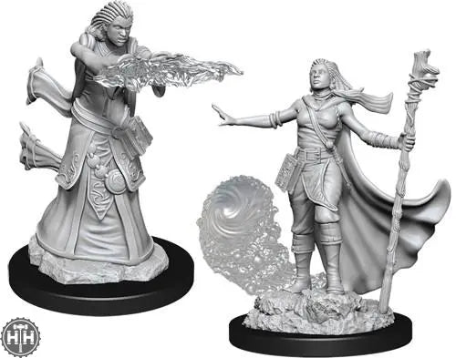 Female Human Wizard D&D RPG Miniatures WizKids