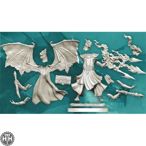 D&D Frameworks: Dragonborn Sorcerer Female D&D RPG Miniatures Wizkids