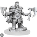 D&D Frameworks: Dwarf Barbarian Female D&D RPG Miniatures Wizkids