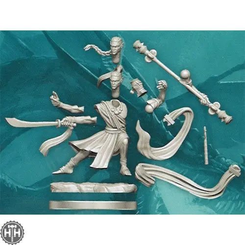 D&D Frameworks: Elf Monk Male D&D RPG Miniatures Wizkids