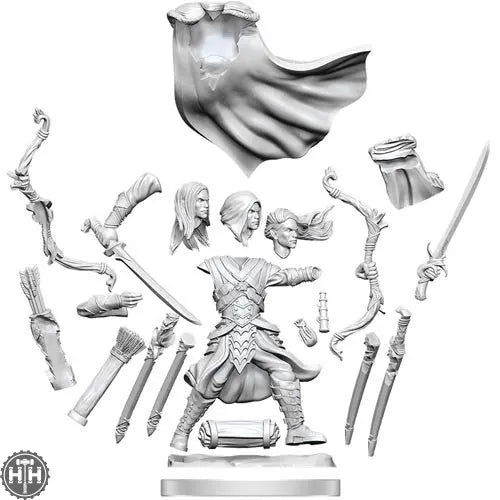 D&D Frameworks: Elf Ranger Male D&D RPG Miniatures Wizkids