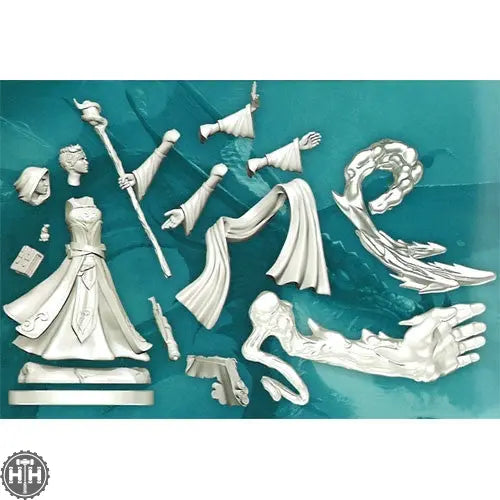 D&D Frameworks: Elf Wizard Female D&D RPG Miniatures Wizkids