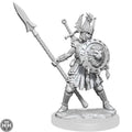D&D Frameworks: Human Fighter Female D&D RPG Miniatures Wizkids