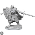 D&D Frameworks: Human Fighter Male D&D RPG Miniatures Wizkids