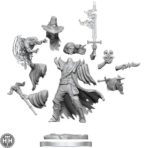 D&D Frameworks: Human Warlock Male D&D RPG Miniatures Wizkids