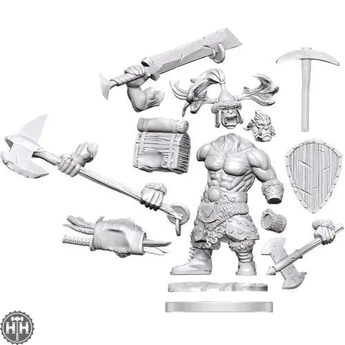 D&D Frameworks: Orc Barbarian Male D&D RPG Miniatures Wizkids