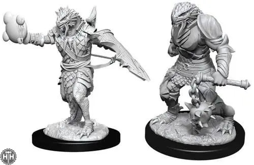 Male Dragonborn Paladin D&D RPG Miniatures WizKids