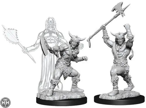 Male Human Barbarian D&D RPG Miniatures WizKids