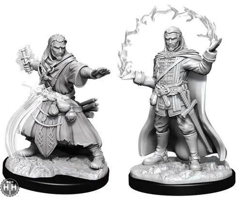 Male Human Wizard D&D RPG Miniatures WizKids