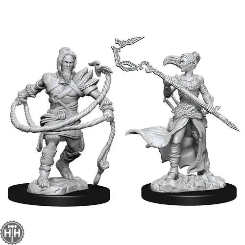 Stoneforge Mystic & Kor Hookmaster (Fighter,Rogue,Wizard) D&D RPG Miniatures Wizkids