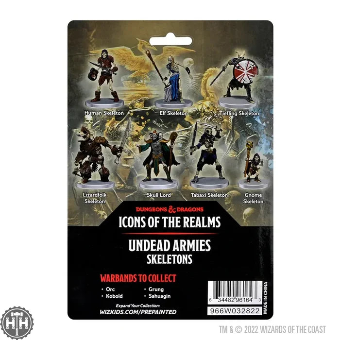D&D Icons of the Realms - Undead Armies Skeletons D&D RPG Miniatures Wizkids