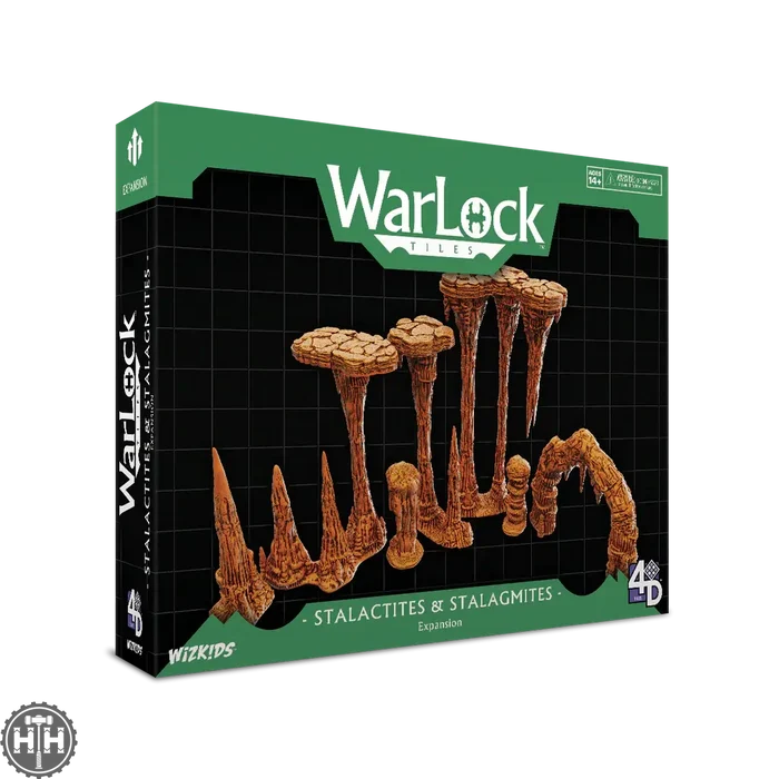 WarLock Tiles Accessory: Stalactites & Stalagmites D&D RPG Miniatures Wizkids